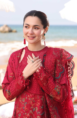 IMROZIA - Winter 3PC Dhanak Embroidered Suit - BFB0484