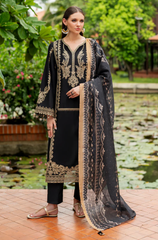 BAROQUE - Winter 3PC Dhanak Embroidered Suit - BFB0485