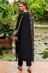 BAROQUE - Winter 3PC Dhanak Embroidered Suit - BFB0485