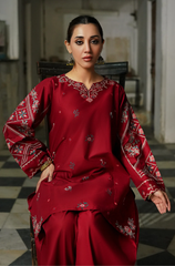 Summer 2PC Lawn Embroidered Suit- BFB0278