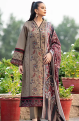 Winter 3PC Dhanak Embroidered Suit - BFB0132