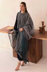 JAZMIN - Winter 3PC Velvet Embroidered Suit - BFB0517