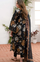 Baroque - Winter 3PC Khaddar Digital Printed Dress - BFU0500