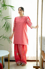 Urge - Stitched 2Pcs Embroidered Dhanak Suit – RTW011