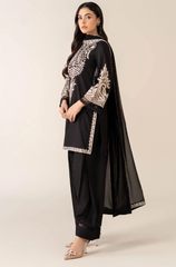 Maria B - Winter 3PC Dhanak Embroidered Suit - BFB0414