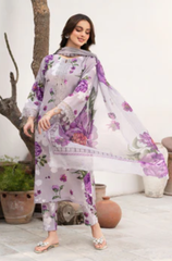 Sapphire - Winter 3PC Khaddar Digital Printed Dress - BFU0502