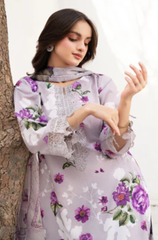 Sapphire - Winter 3PC Khaddar Digital Printed Dress - BFU0502