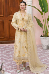 Sapphire - Winter 3PC Dhanak Embroidered Suit - BFB0478