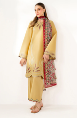 Jazmin - Winter 3PC Dhanak Embroidered Suit - BFB0506