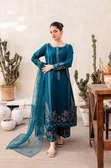 Batik - Winter 3PC Dhanak Embroidered Suit - BFS0053