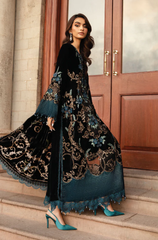 Kayseria -Winter 3PC Velvet Embroidered Suit - BFB0509