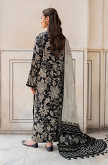 Boraque - Winter 3PC Khaddar Printed Suit - BFB0196