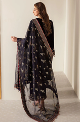 JAZMIN - Winter 3PC Velvet Embroidered Suit - BFB0520