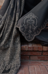 Izel - Winter 3PC Dhanak Embroidered Suit - BFB0568