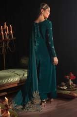 JAZMIN - Winter 3PC Velvet Embroidered Suit - BFB0521