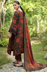 Baroque - Winter 3PC Khaddar Digital Printed Dress - BFU0441