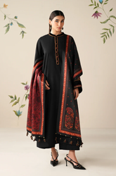 Baroque - Winter 3PC Dhanak Embroidered Suit - BFB0539