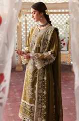 MAHNUR - Winter 3PC Dhanak Embroidered with Sequence Suit - BFB0543