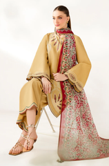Jazmin - Winter 3PC Dhanak Embroidered Suit - BFB0506