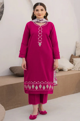 Zarashahjhan - Winter 3PC Dhanak Embroidered Suit - BFB0490