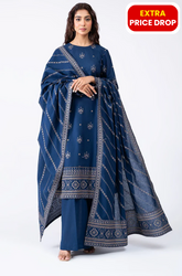 Bareeze - 3PC Lawn Embroidered Suit - BFB0215