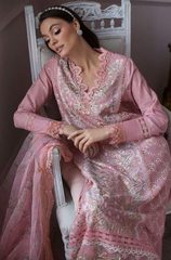 Sobia Nazir - 3PC Lawn ChickenKari Embroidered Suit- BFB0281