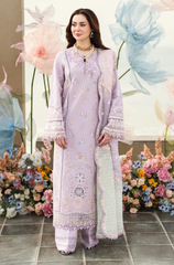 Qalamkar - 3PC Lawn ChickenKari Embroidered Suit - BFA0028