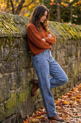 Signature Baggy High-Waist Denim - BFJ0014