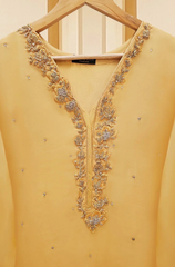 Agha Noor - 3PC Hand Embroidered Suit With Embellished Pearls - BFA0054