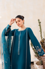 Batik - Winter 3PC Dhanak Embroidered Suit - BFS0053