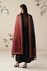 Baroque - Winter 3PC Dhanak Embroidered Suit - BFB0539