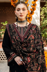 Rimsha - Winter 3PC Dhanak Embroidered Suit - BFB0420