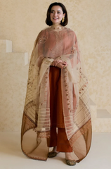 Mishkaa - 3PC Lawn Embroidered Suit - BFU0126