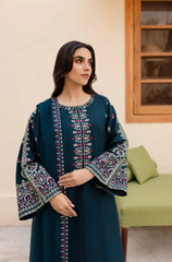 Sapphire - Winter 3PC Dhanak Embroidered Suit - BFB0236
