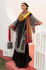 Hussain Rehar - 3PC Lawn Embroidered Suit- BFB0291