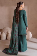 IZNIK - Winter 3PC Dhanak Embroidered Suit - BFB0458