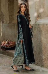 Winter 3PC Dhanak Embroidered Suit - BFB0588