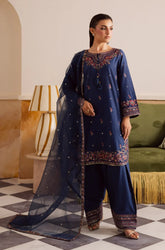 Summer 3PC Lawn Embroidered Suit - BFB0679