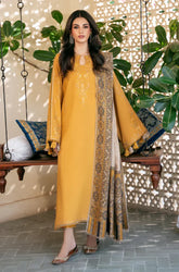 Winter 3PC Dhanak Embroidered Suit - BFB0591
