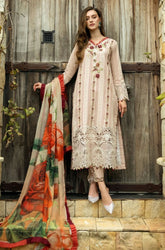 Summer 3PC Lawn Chickankari Embroidered Suit - BFB0684