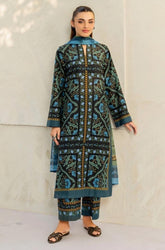 Summer 3PC Lawn Digital Printed Dress - BFB0700