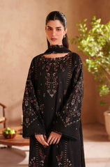 Summer 3PC Lawn Chikankari Embroidered Suit - BFB0782