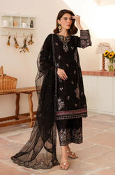 Stitched 3Pcs Embroidered Lawn Suit – RTW045