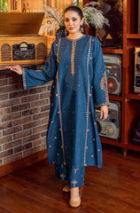 Stitched 2Pcs Embroidered Lawn Suit – RTW037 - | BlueFery