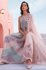 Stitched 3Pcs Embroidered Lawn Suit - RTW060 - New Arrivals | BlueFery