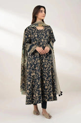 SAPPHIRE - 3PC Lawn Embroidered Shirt with Lawn Printed Dupatta and Trouser - BFB0703