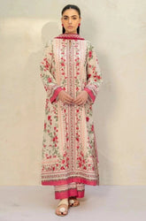 JAZMIN - 3PC Lawn Digital Printed Shirt With Lawn Printed Dupatta and Trouser - BFB0701