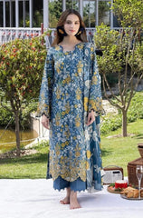 Stitched 3Pcs Printed Lawn Suit – RTW055 - | BlueFery