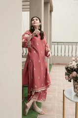 Summer 2PC Lawn Embroidered Suit - BFU00350 - | BlueFery