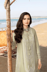 Summer 3PC Lawn Chicken Kari Embroidered Suit - BFRZ0040 - | BlueFery